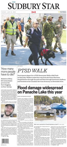 Cover of The Sudbury Star