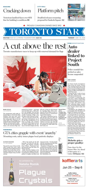 Cover of Toronto Star