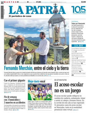 Cover of La Patria (Colombia)