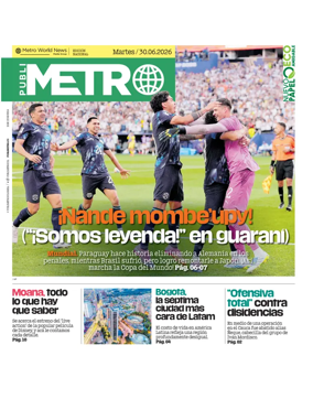 Cover of Publimetro Colombia