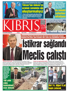 Cover of Kibris Gazetesi