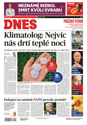 Cover of Dnes Prague Edition