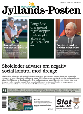 Cover of Jyllands-Posten
