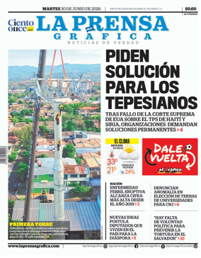Cover of La Prensa Grafica