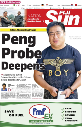 Cover of Fiji Sun