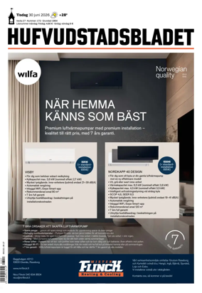 Cover of Hufvudstadsbladet