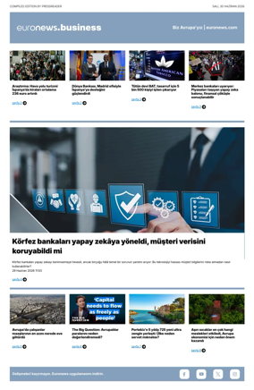 Cover of Euronews Business (Turkish) Compiled Editions