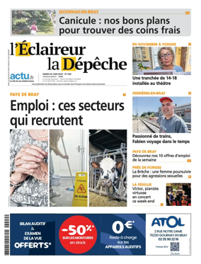 Cover of l'Eclaireur la Depeche