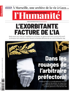 Cover of L'HUMANITE