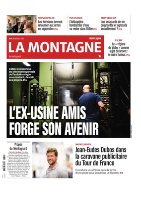 Cover of La Montagne (Montlucon)