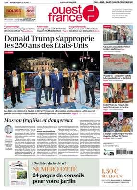 Cover of Ouest France (Challans / Saint-Gilles-Croix-de-Vie)