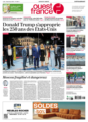 Cover of Ouest France (Chateaubriant)