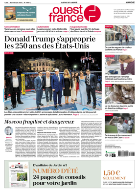 Cover of Ouest France (Manche)