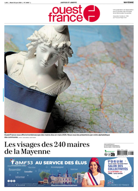 Cover of Ouest France (Mayenne)
