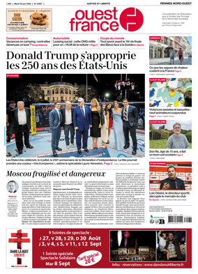 Cover of Ouest-France (Rennes Nord-Ouest)
