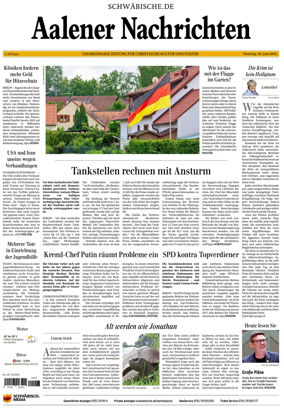 Cover of Aalener Nachrichten