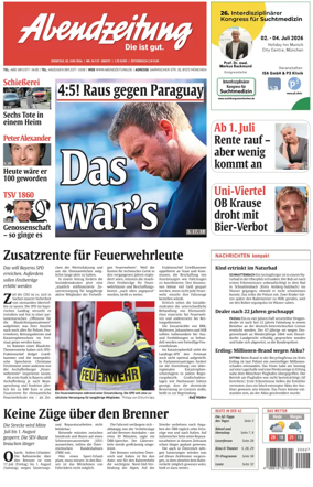 Cover of Abendzeitung Munchen