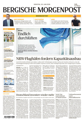 Cover of Bergische Morgenpost Wermelskirchen/Huckeswagen/Radevormwald