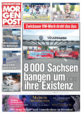 Cover of Chemnitzer Morgenpost