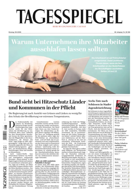 Cover of Der Tagesspiegel