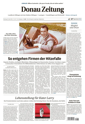 Cover of Donau Zeitung