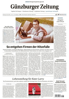 Cover of Guenzburger Zeitung