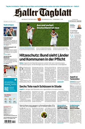 Cover of Haller Tagblatt