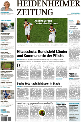 Cover of Heidenheimer Zeitung