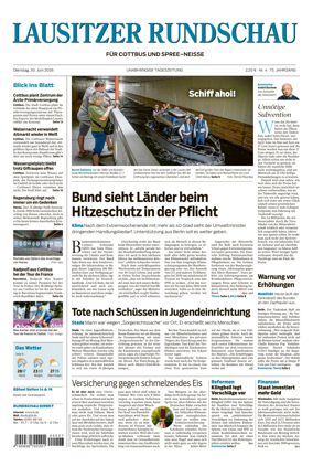 Cover of Lausitzer Rundschau