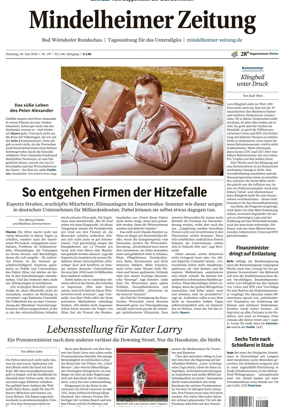 Cover of Mindelheimer Zeitung