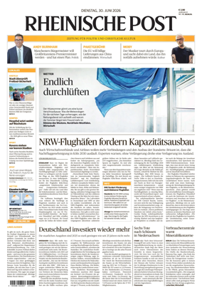 Cover of Rheinische Post Krefeld Kempen