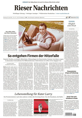 Cover of Rieser Nachrichten