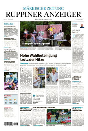 Cover of Ruppiner Anzeiger
