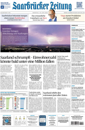 Cover of Saarbruecker Zeitung