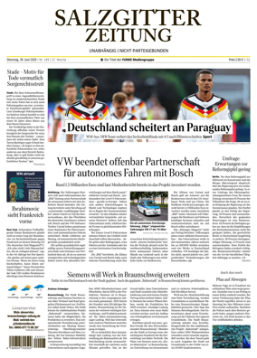 Cover of Salzgitter Zeitung