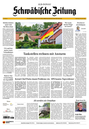 Cover of Schwabische Zeitung (Alb-Donau)
