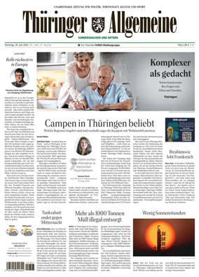 Cover of Thuringer Allgemeine (Sonderhausen und Artern)