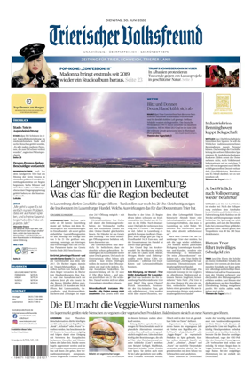 Cover of Trierischer Volksfreund