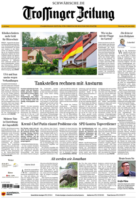 Cover of Trossinger Zeitung