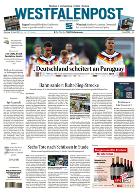 Cover of Westfalenpost (Meschede)