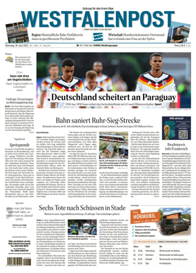 Cover of Westfalenpost (Olpe)