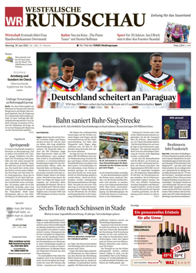 Cover of Westfalische Rundschau (Arnsberg)