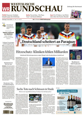 Cover of Westfalische Rundschau (Dortmund-Sud II)