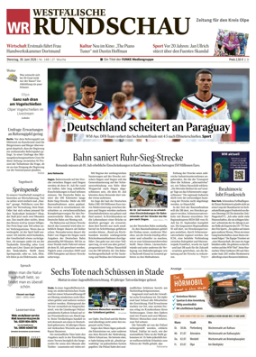 Cover of Westfalische Rundschau (Olpe)