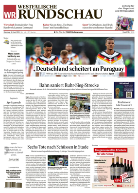 Cover of Westfalische Rundschau (Siegen)