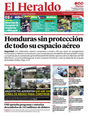 Cover of Diario El Heraldo