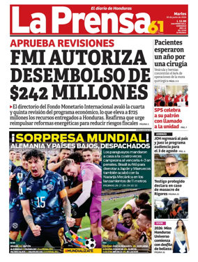 Cover of Diario La Prensa