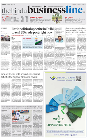 Cover of BusinessLine (Hyderabad)