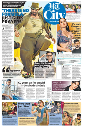 Cover of Hindustan Times (Jaipur) - City