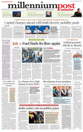 Cover of Millennium Post